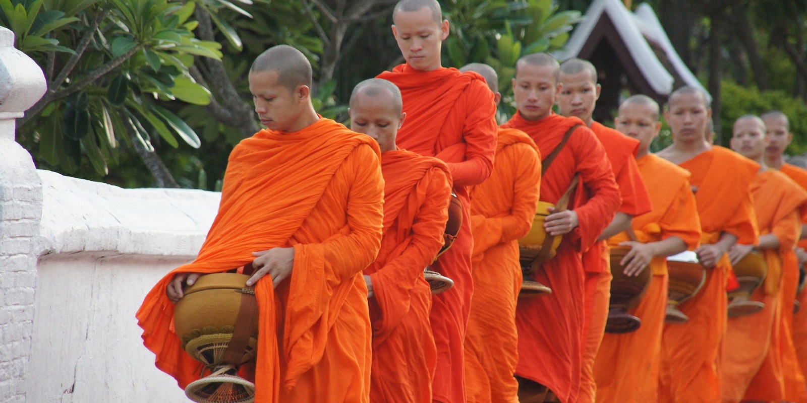 Viaggio in Laos, monaci a Luang Prabang